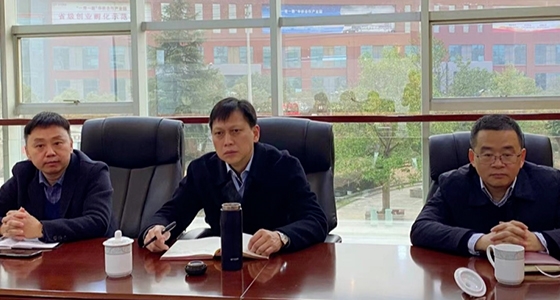 陈铭到122cc太阳集成游戏集团开展“助企开门红”活动