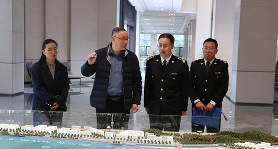 丽水海关关长洪壮一行调研122cc太阳集成游戏集团